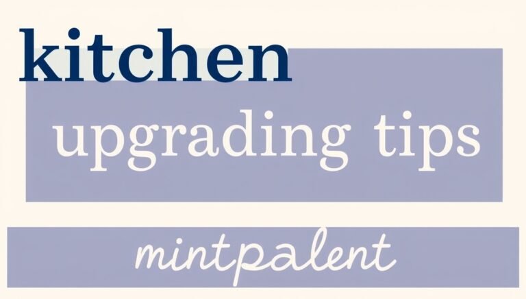kitchen upgrading tips mintpalment