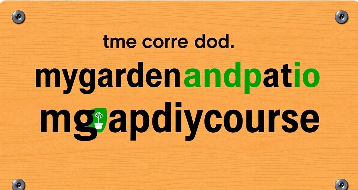 mgapdiycourse promo code mygardenandpatio