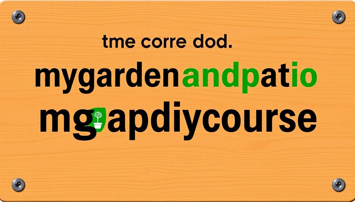 mgapdiycourse promo code mygardenandpatio