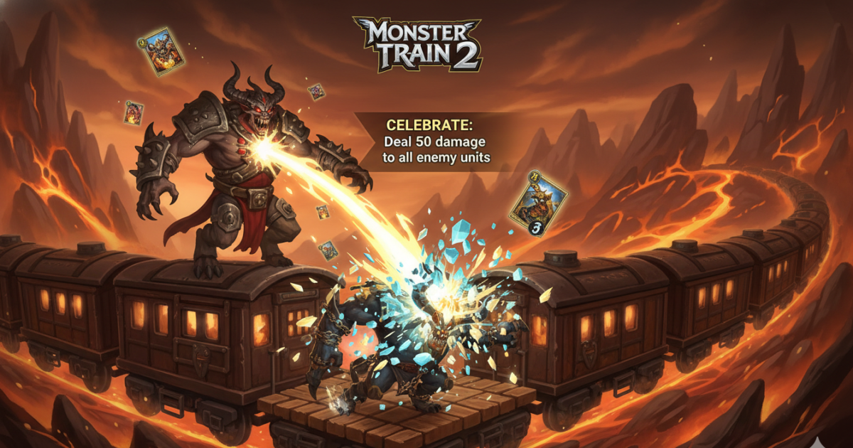 Monster Train 2 celebrate