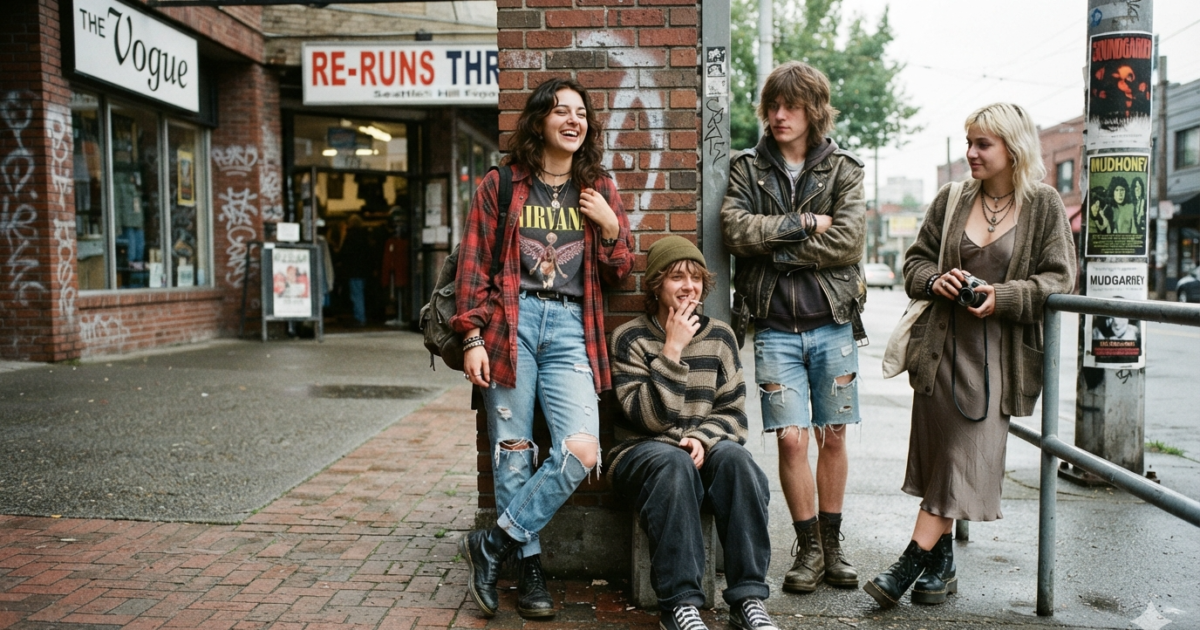 Fashion 90s grunge