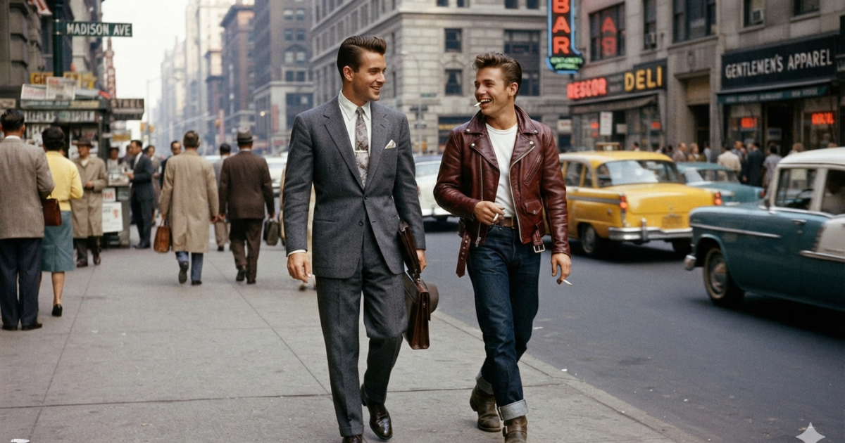 50's mens fashion trends